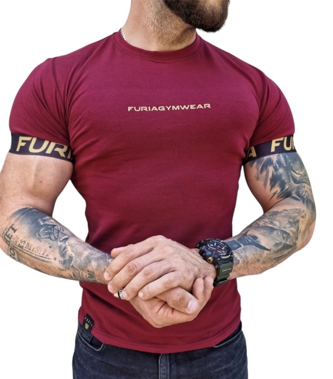 koszulka-bordowa-meska-tasma-furia