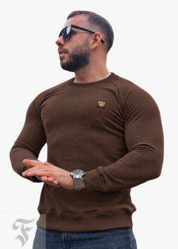 bluza-meska-brazowa-klasyczna-furia-basic