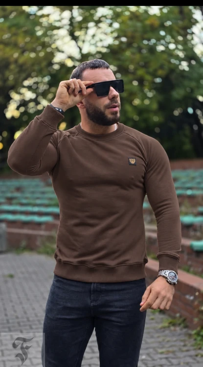 bluza-meska-brazowa-klasyczna-furia-basic2